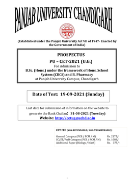 Prospectus Pu – Cet-2021 (Ug)