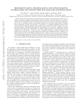 Quasi-Particle Spectra, Absorption Spectra, and Excitonic Properties Of