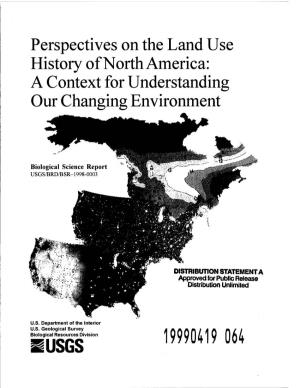 Perspectives on the Land Use History of North America: a Context for Understanding Our Changing Environment