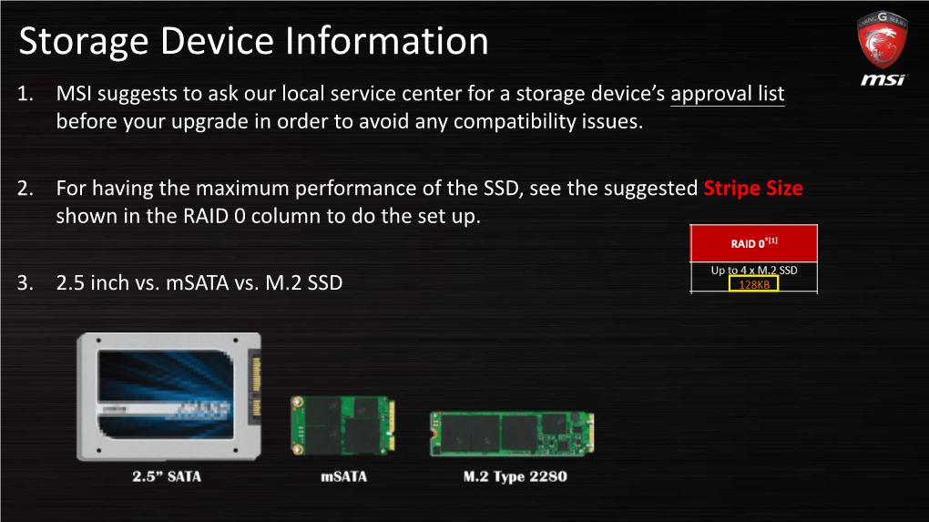 Storage Device Information 1