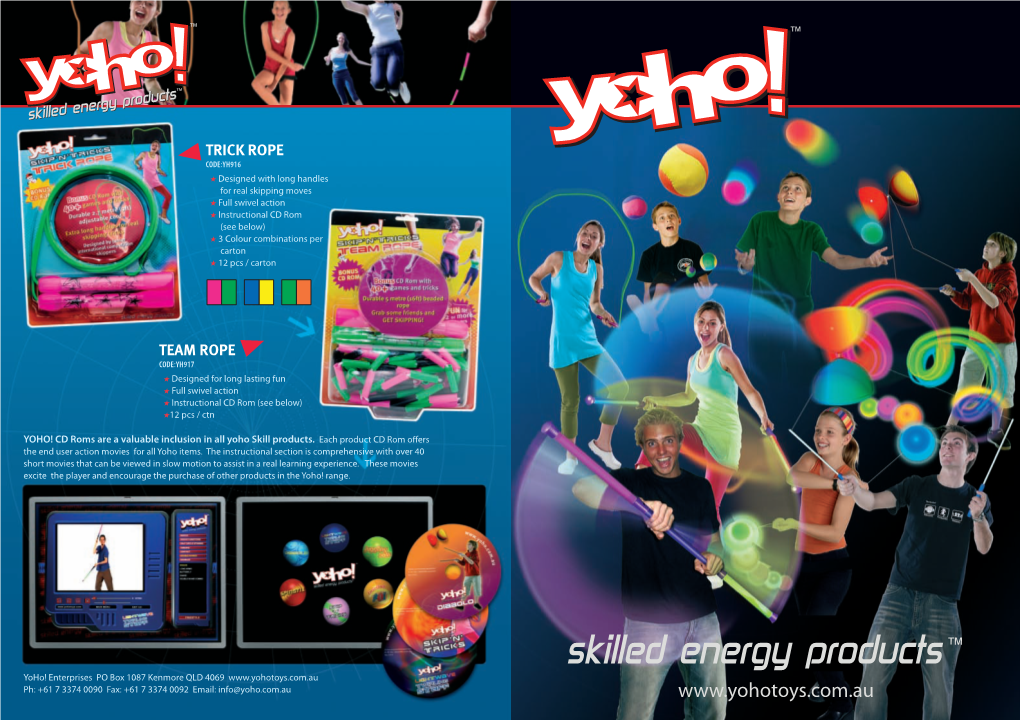 Yoho Products Brochure