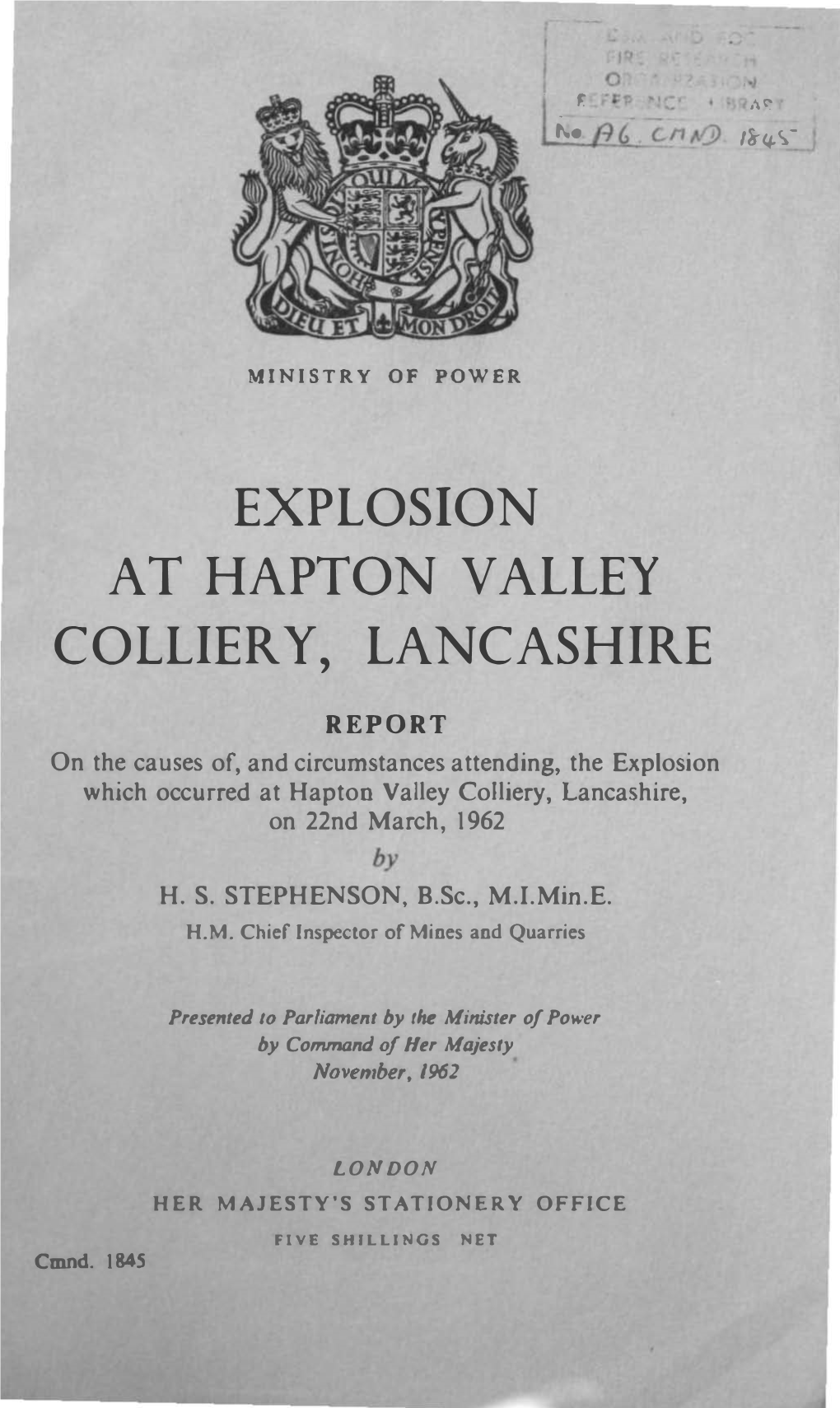 A6.CMND.1845 Explosion at Hapton