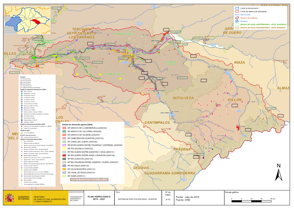 Sepúlveda Guadarrama-Somosierra Segovia Ayllón Almazán Sur Aranda De Duero Los Arenales Riaza Prádena Tordesillas Medina