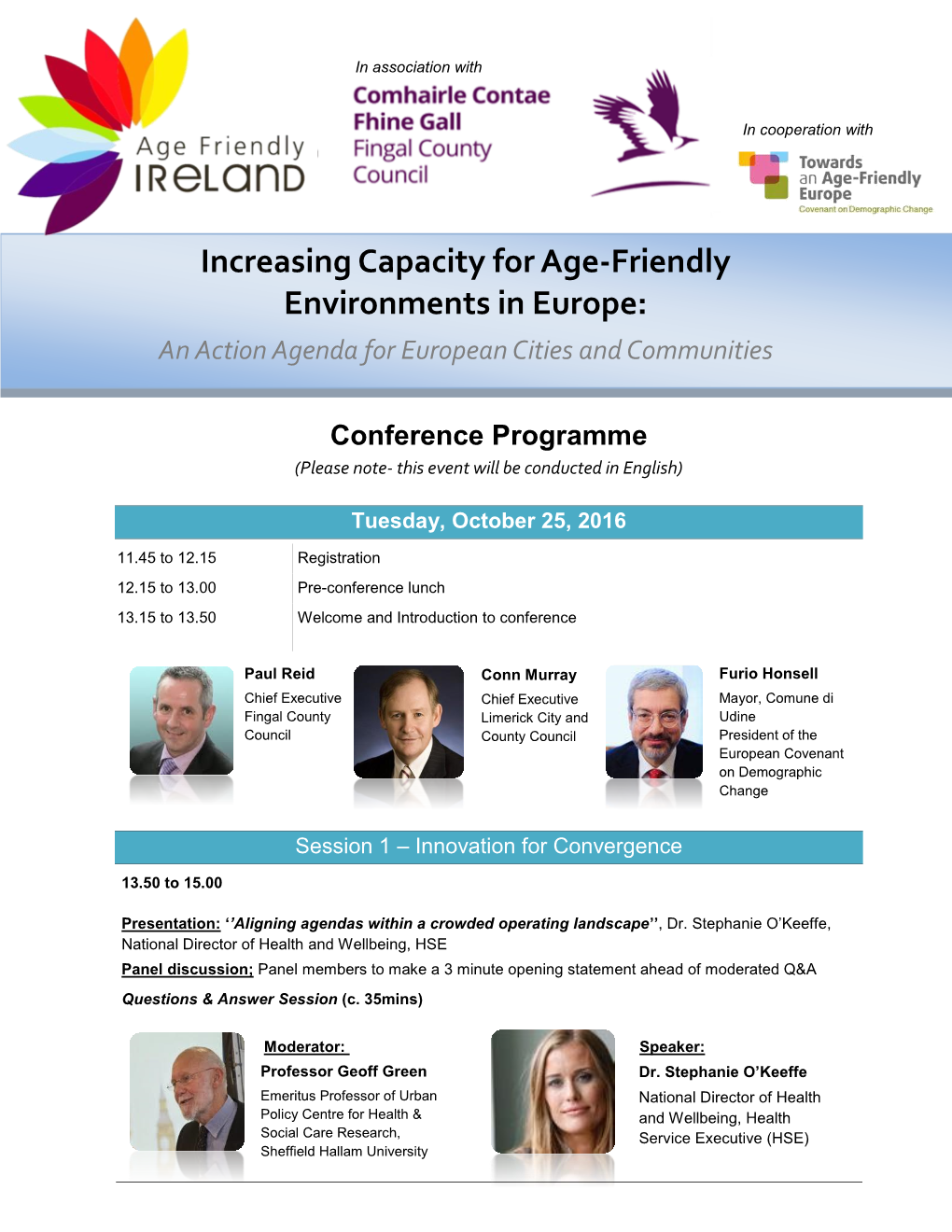 Conference Programme (Please Note- This Event Will Be Conducted in English)