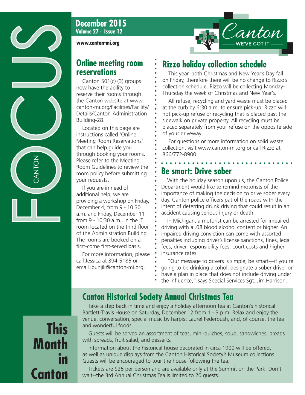 December 2015 Focus