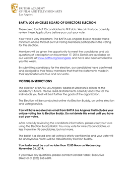 Cover Page 2015 Election Package