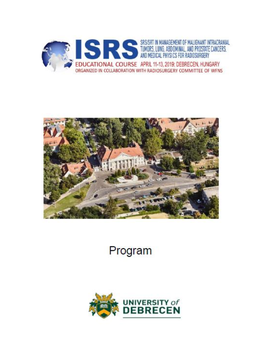 Program,Department of Radiation Oncology, National Institute of Oncology Budapest, Hungary