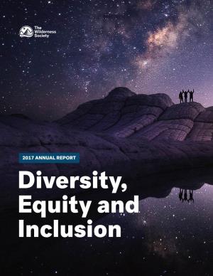 Diversity, Equity and Inclusion Table of Contents