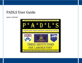 PADLS User Guide