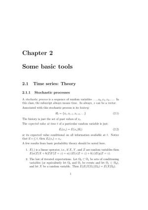 Chapter 2 Some Basic Tools