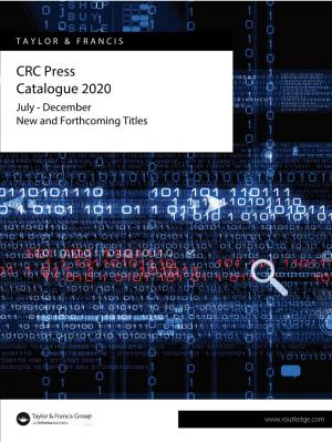 CRC Press Catalogue 2020 July - December New and Forthcoming Titles