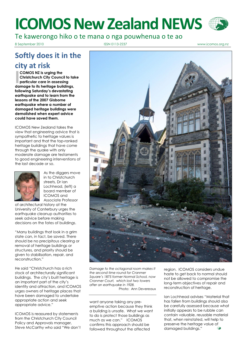 ICOMOS New Zealandnews