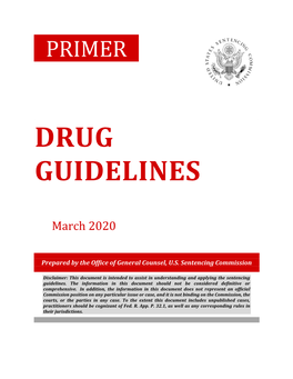 Primer on Drug Guidelines