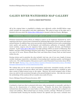 Galien River Watershed Map Gallery