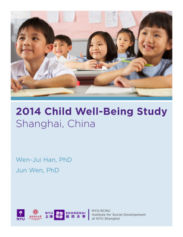 2014 Child Well-Being Study Shanghai, China