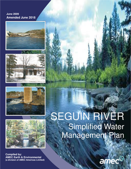 SEGUIN RIVER Simplified Water Management Plan