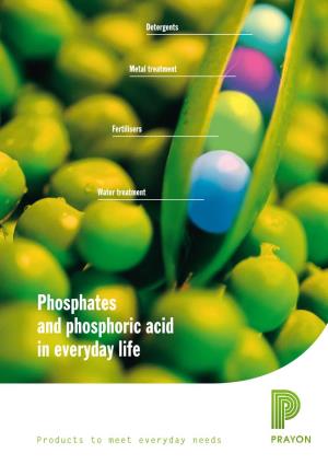 Phosphates and Phosphoric Acid in Everyday Life