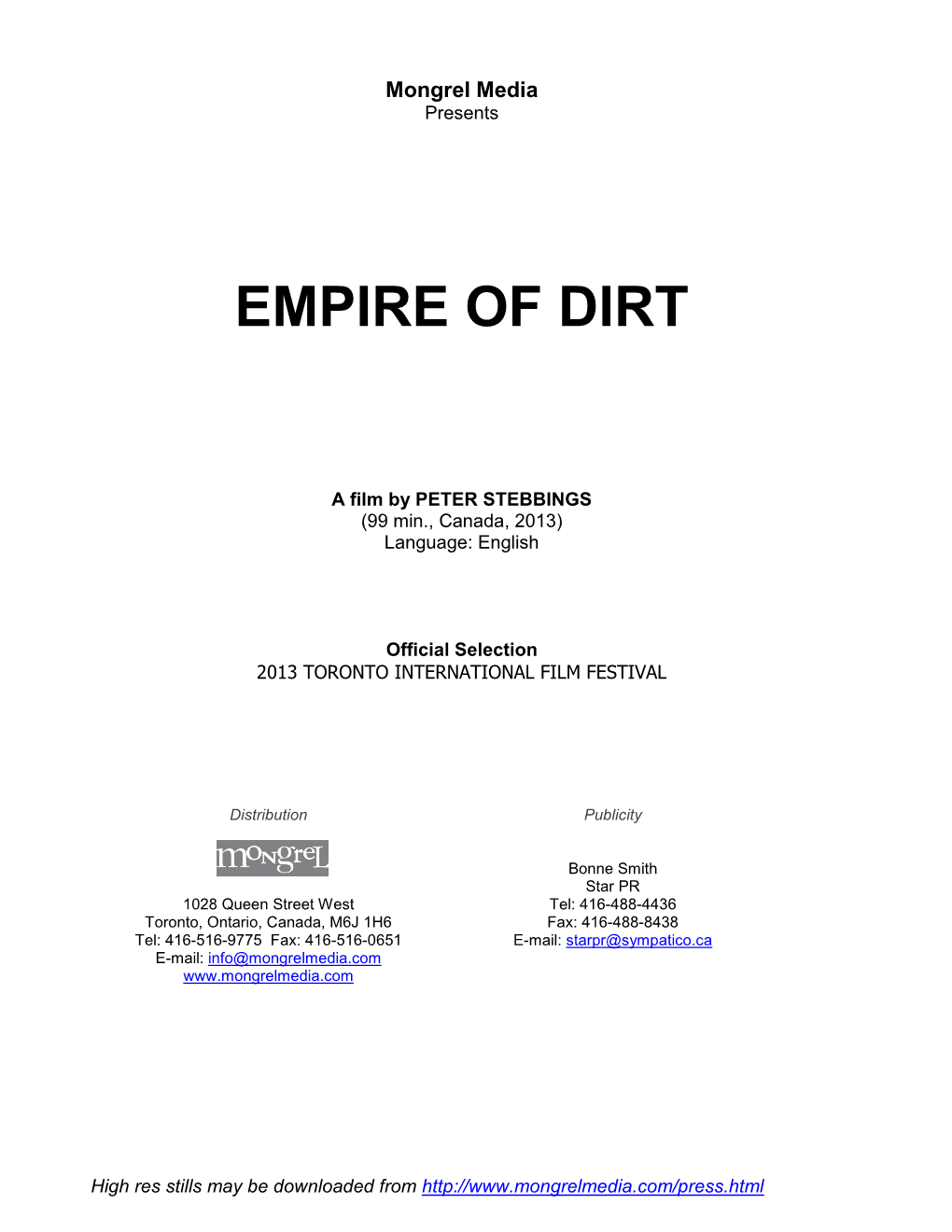 Empire of Dirt