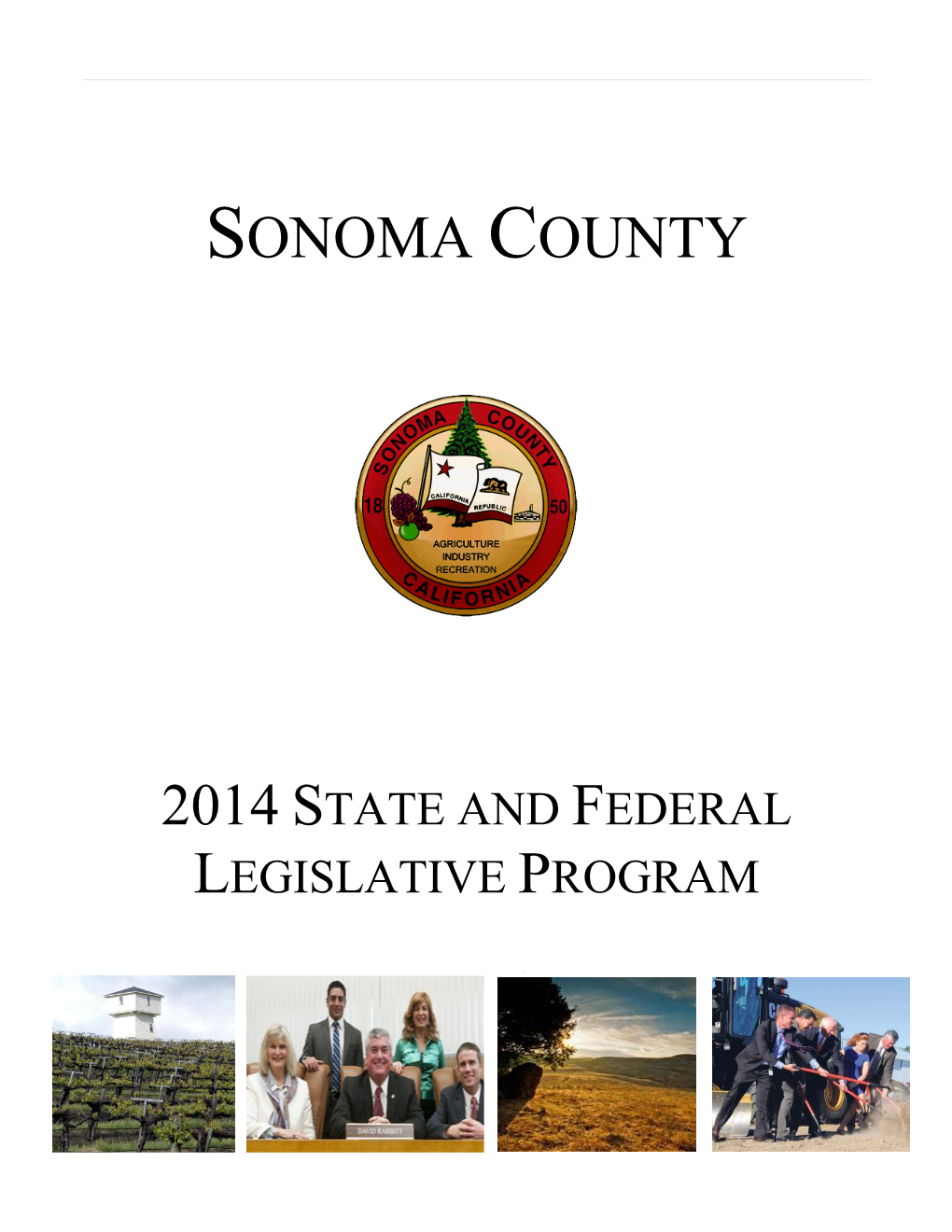 2014 State and Federal Legislative Program