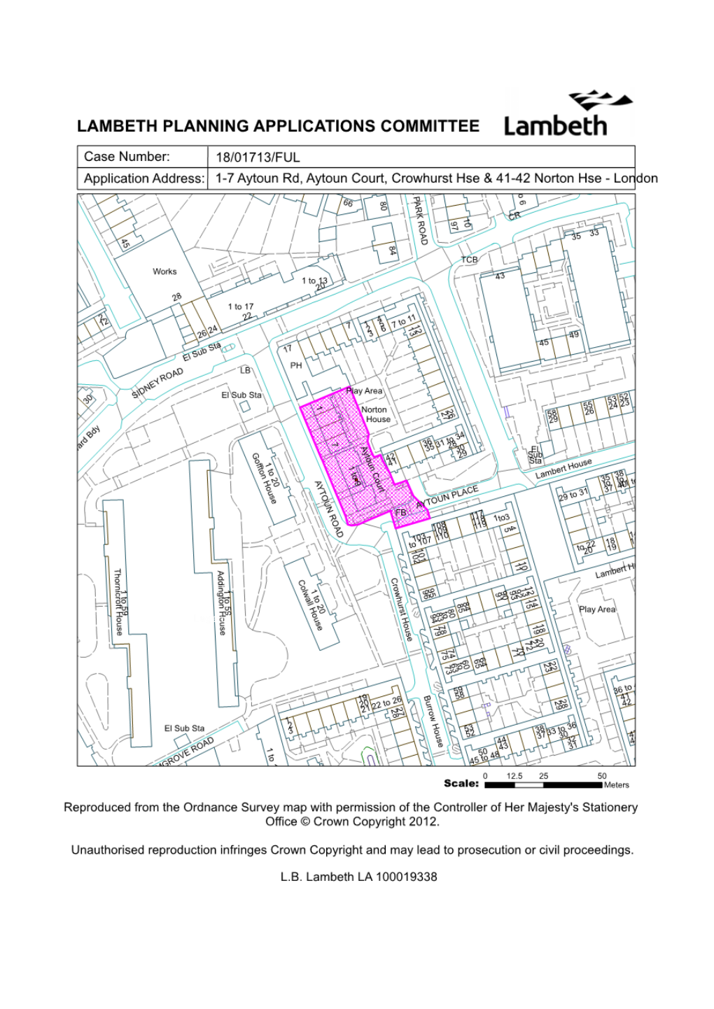 1-7 Aytoun Road, Aytoun Court, Crowhurst House and 41-42 Norton