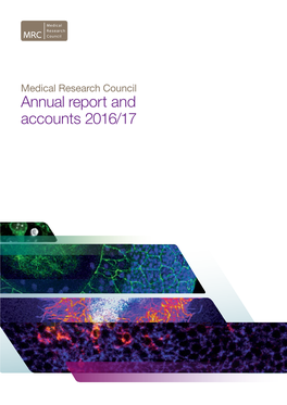 MRC Annual Report and Accounts 2016 to 2017