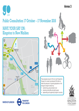 9C Final Annex 3 Kingston to New Malden Consultation Leaflet.Pdf