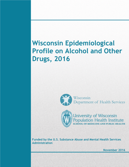 Wisconsin Epidemiological Profile on Alcohol and Other Drugs, 2016