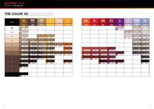 The Color XG™ SWATCH CHART
