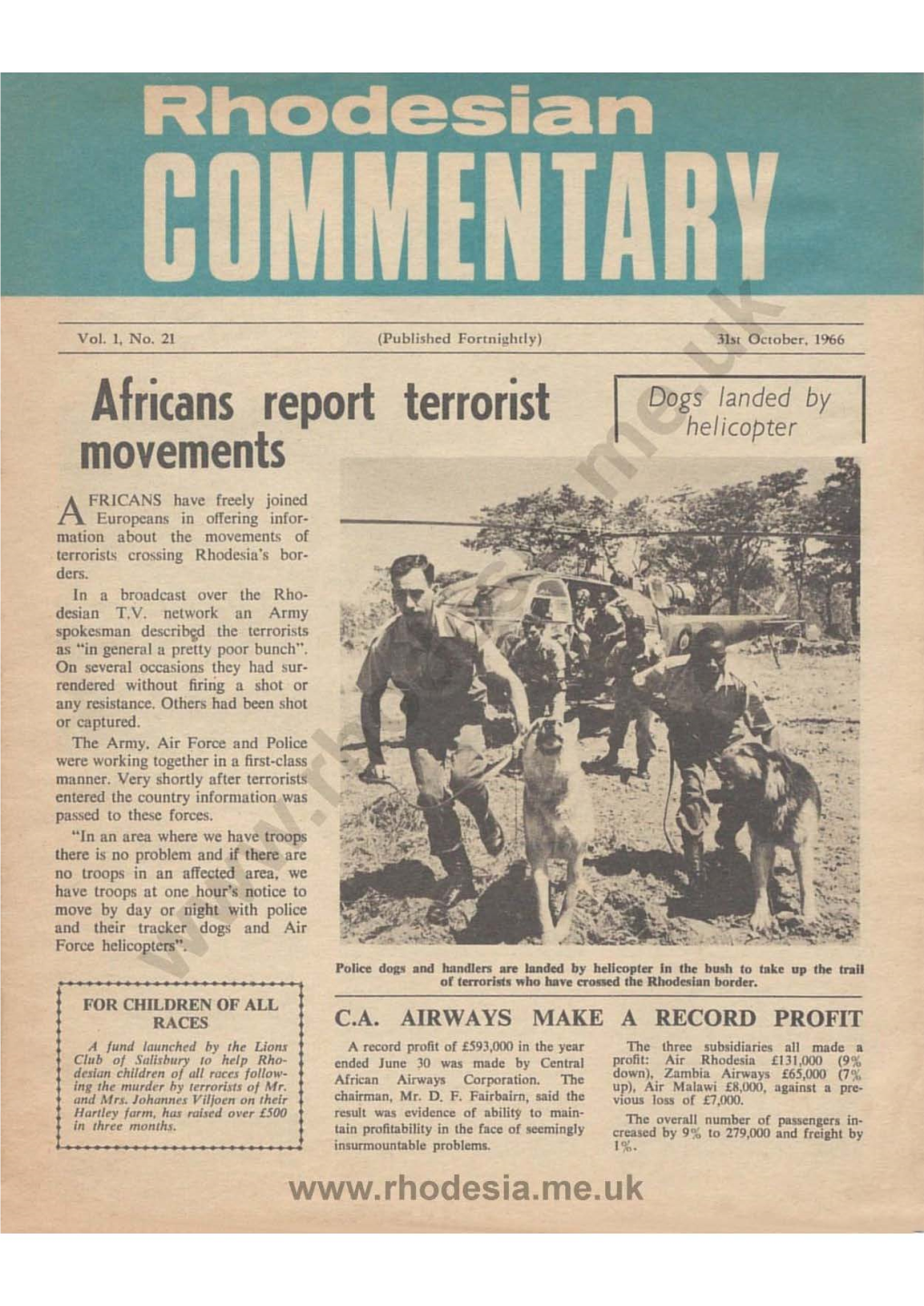Africans Report Terrorist