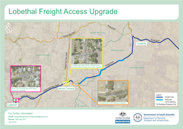 Lobethal Freight Access Upgrade Concept Maps