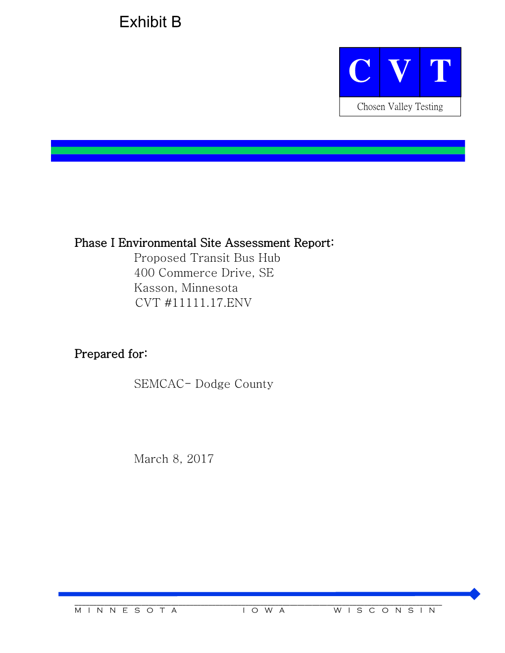 B Cvt Final Phase I ESA Report