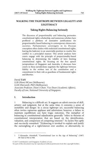 (PDF)237KB***Walking the Tightrope Between Legality and Legitimacy