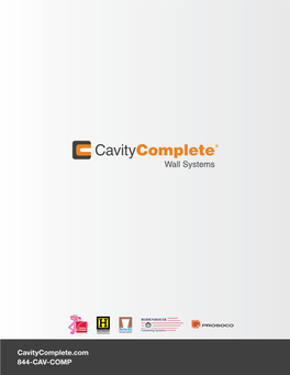 Cavitycomplete Wall System Brochure