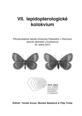 VII. Lepidopterologické Kolokvium