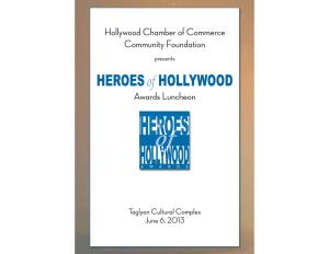 By the Hollywood Chamber of Commerce