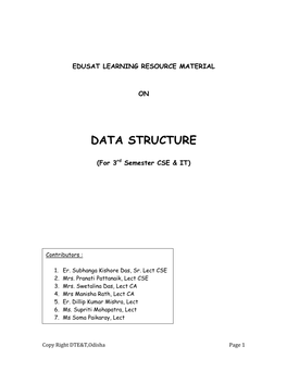 Data Structure