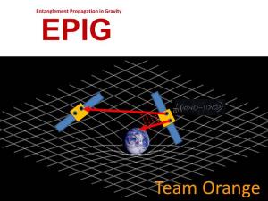 Team Orange General Relativity / Quantum Theory