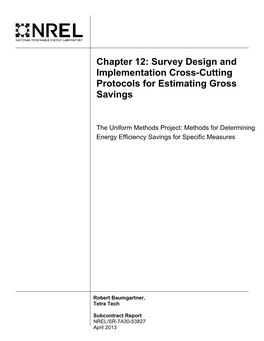 Chapter 12, Survey Design and Implementation Cross-Cutting