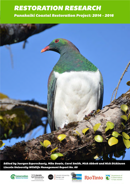 Punakaiki Coastal Restoration Project: 2014 - 2016