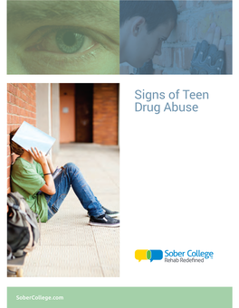 Signs of Teen Drug Abuse 14 EDITS