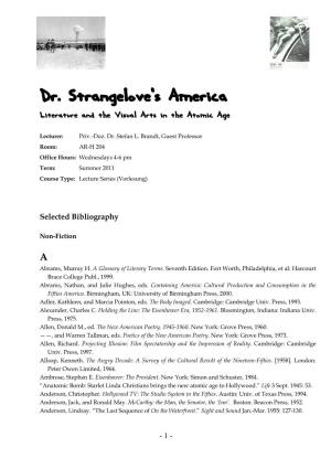 Dr. Strangelove's America