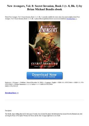 New Avengers, Vol. 8: Secret Invasion, Book 1 (V