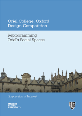 Oriel College, Oxford Design Competition