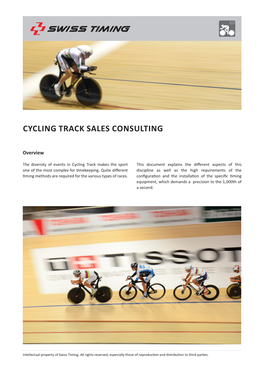 Cycling Track Sales Consulting