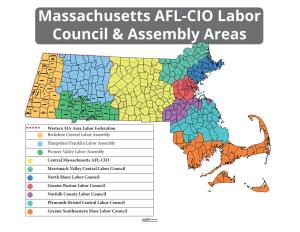Labor Council and Assembly Map With
