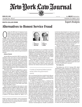 Alternatives to Honest Service Fraud