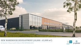 NEW WAREHOUSE DEVELOPMENT (10,000 - 63,000 M2) DC Keyport - Phase I and II | Weert | the NETHERLANDS Property Description – Phase I and II