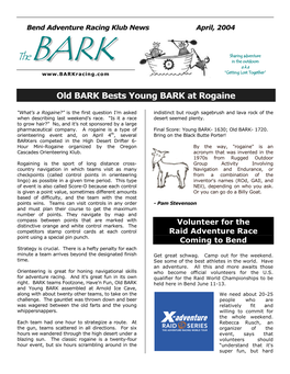 BARK Newsletter