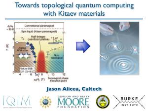 Towards Topological Quantum Computing with Kitaev Materials