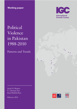 Political Violence in Pakistan 1988-2010